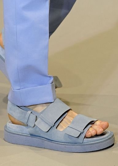 Blue Soft Summers Sandals For men