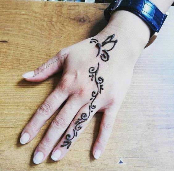 Latest Mehndi  Designs Simple  and Easy  collection