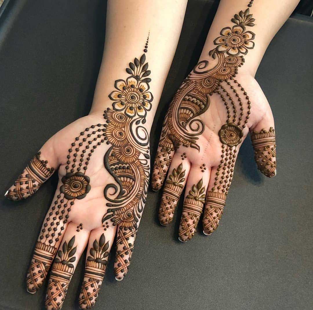 easy mehndi designs for beginners