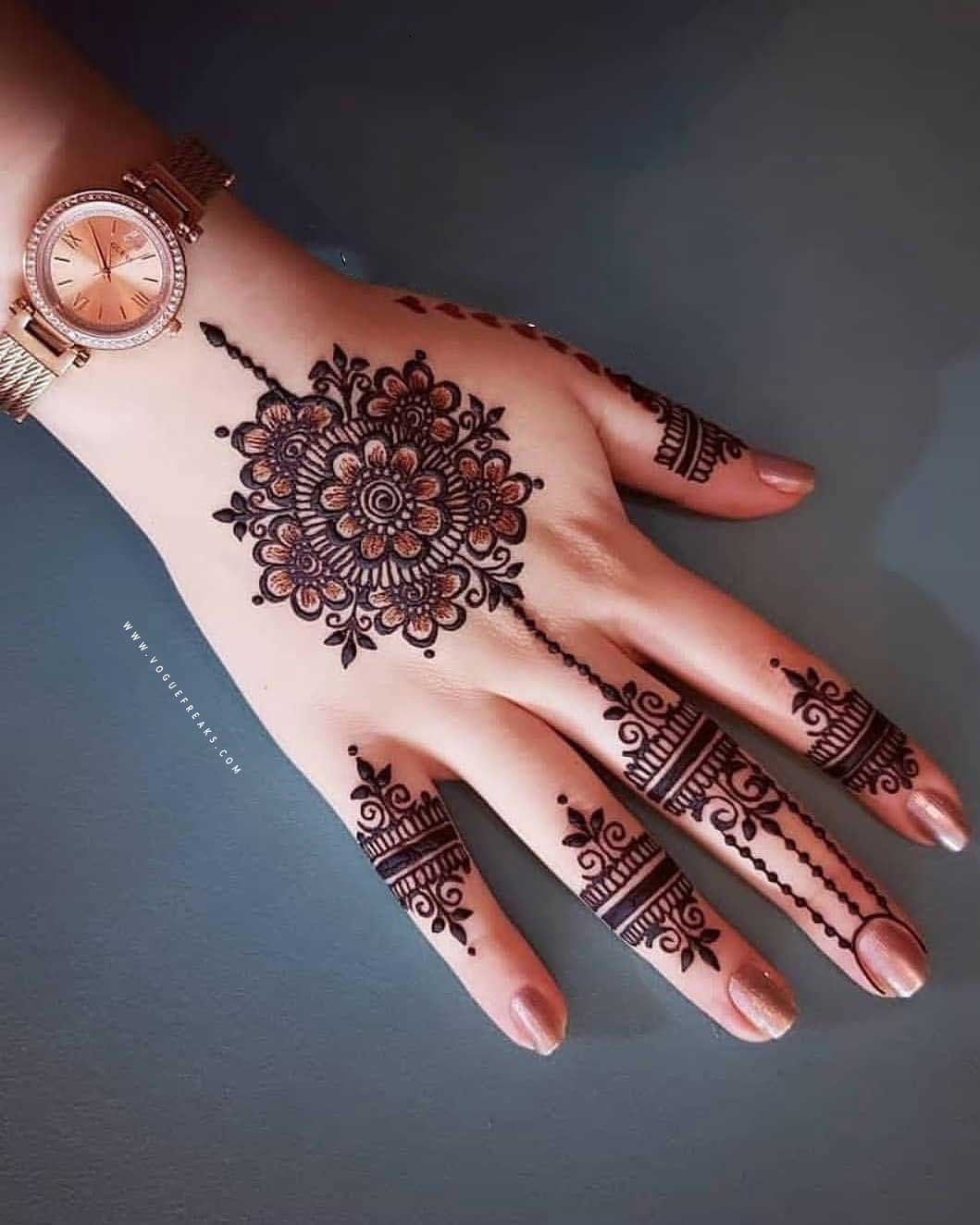 11+ Simple Henna Designs New Simple Dan Unik