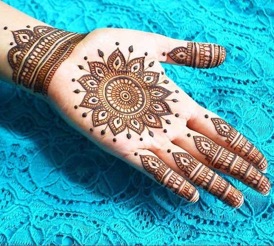 Latest Mehndi Designs For Wedding Parties